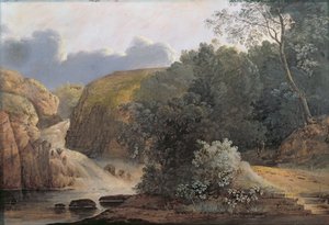 Uitzicht in Ierland (Waterval bij Poulaphouca)